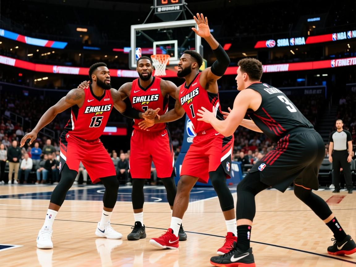 洛杉矶红鹰队员联手，战胜激烈对手  第2张