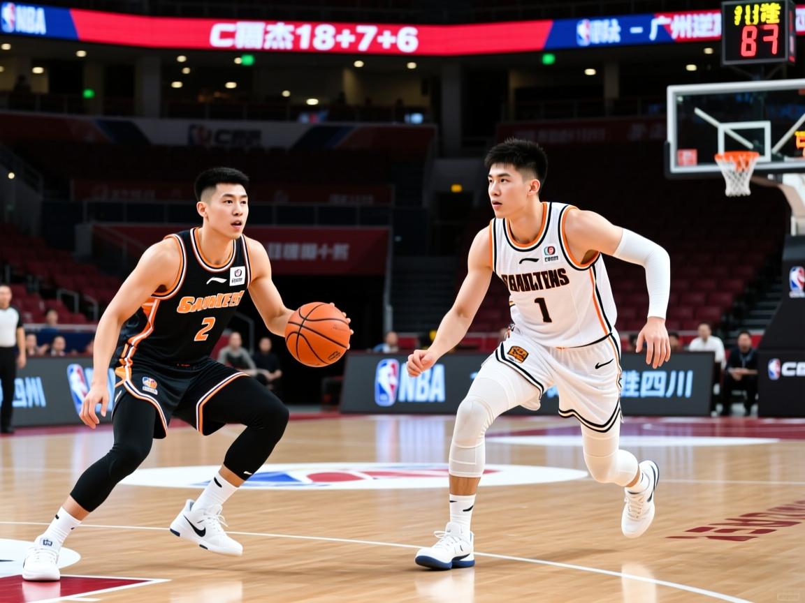 徐杰18+7+6广东逆转广州 邹阳21分福建胜四川  第2张